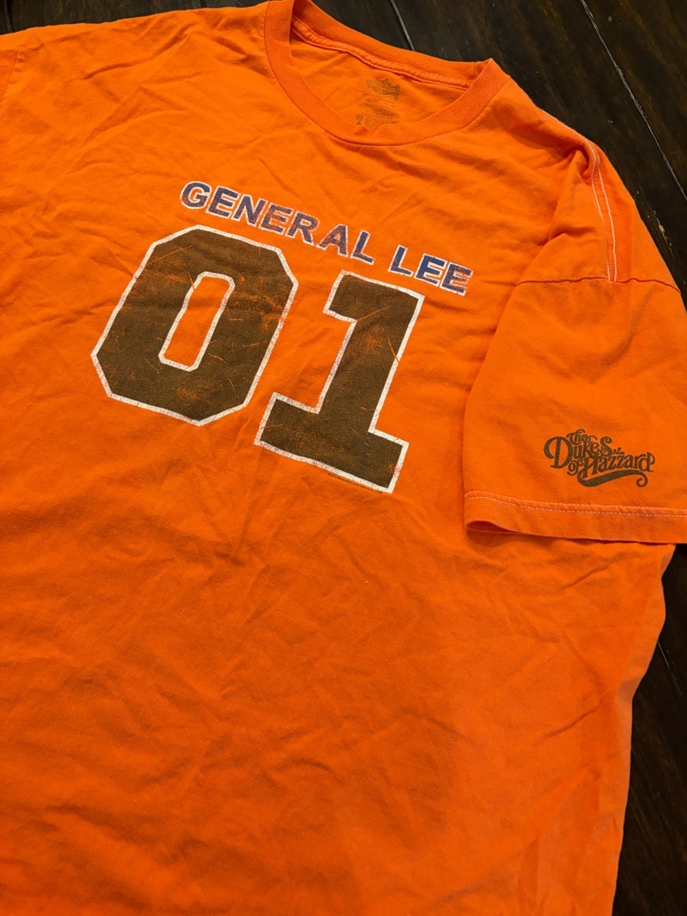 The Dukes of Hazzard General Lee 01 Graphic Tee Shirt Orange Men's XL